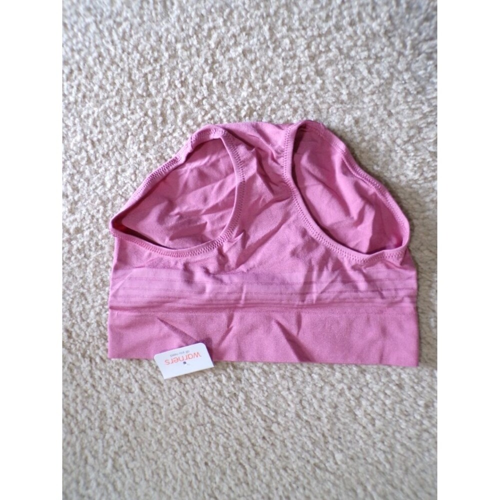 Warners Seamless Bralette Pink S Dig Free Comfort Wireless Crop Top